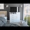 Tuhome Peru 4 Drawer Dresser, Single Door Cabinet, One Open Shelf, Superior Top, White CLB5547 - alternate 3